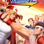 Ảnh bìa chính thức của Capcom Fighting Collection 2, thể hiện sự kết hợp các nhân vật game đối kháng nổi tiếng