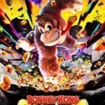 Ảnh bìa game Donkey Kong Bananza hiển thị Donkey Kong và Diddy Kong trong một môi trường đầy màu sắc, thể hiện sự vui nhộn và phiêu lưu của trò chơi trên Nintendo Switch 2.