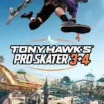Ảnh bìa game Tony Hawk's Pro Skater 3 + 4 với logo và hình ảnh nhân vật đang thực hiện trick trượt ván ấn tượng
