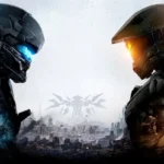 Ảnh bìa Halo 5 Guardians biểu tượng Spartan