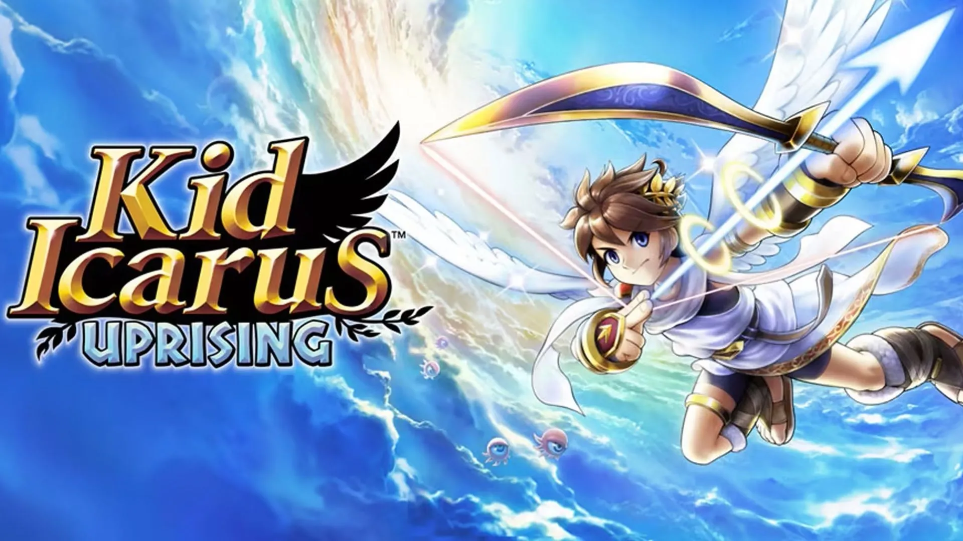 Ảnh bìa Kid Icarus Uprising trên Nintendo 3DS, minh họa nhân vật Pit sẵn sàng cho cuộc phiêu lưu mới