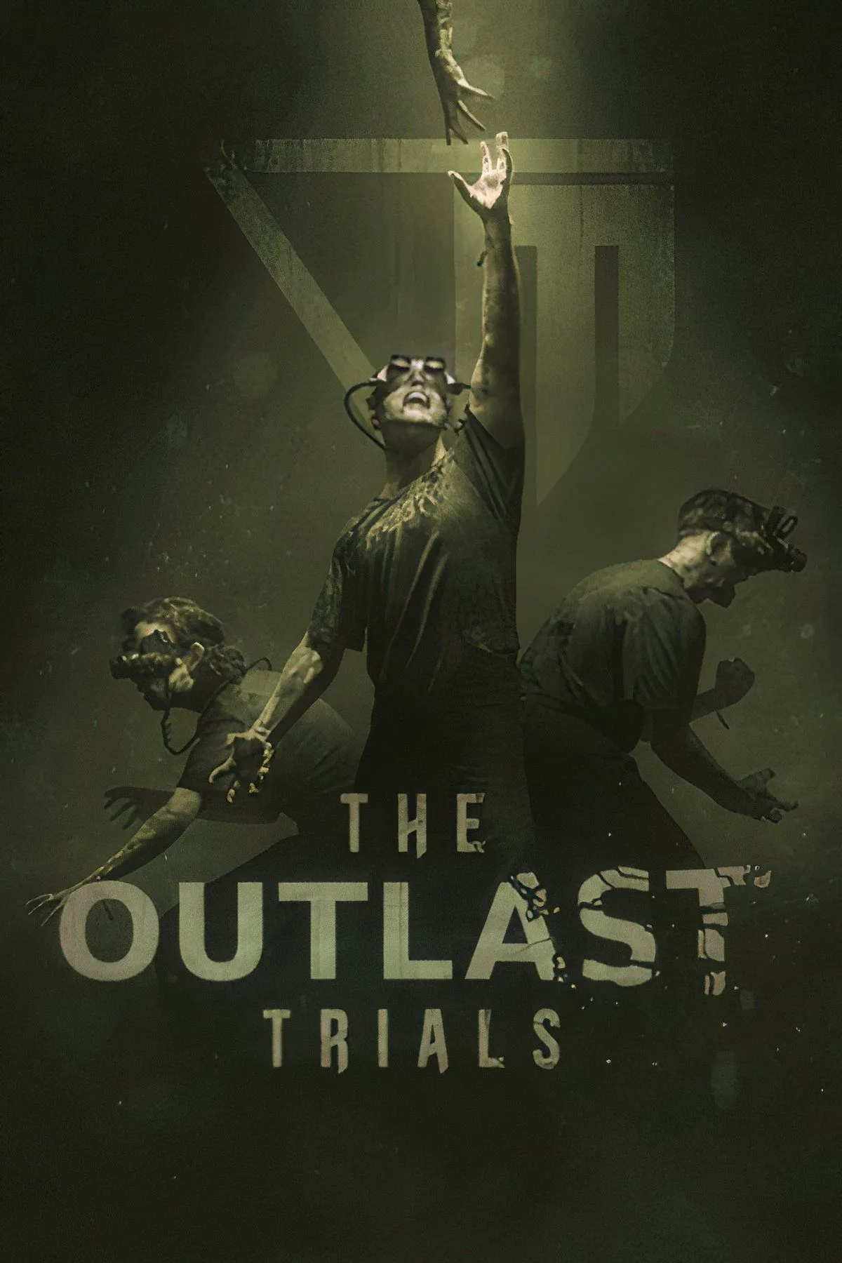 Ảnh cắt cảnh nhân vật trong The Outlast Trials bị truy đuổi bởi kẻ thù