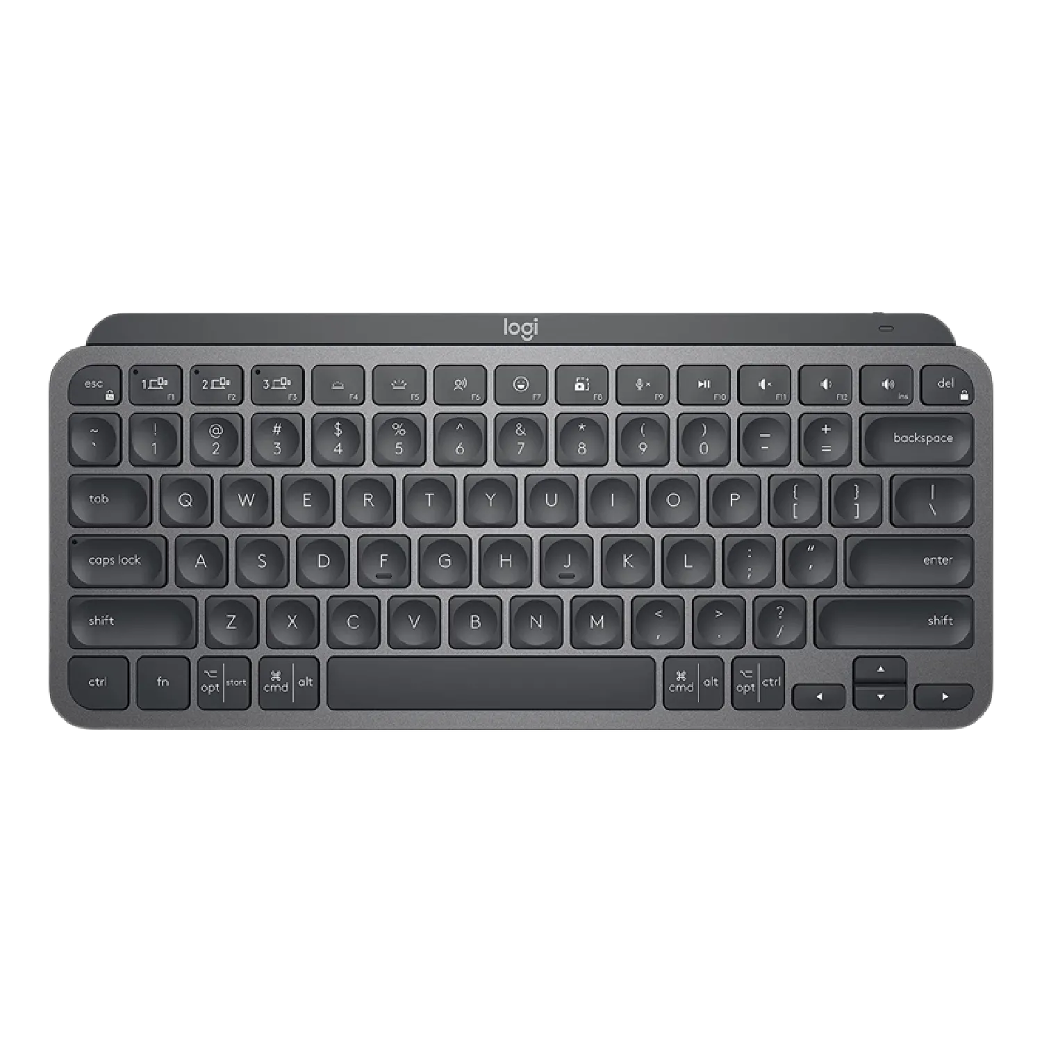Bàn phím không dây Logitech MX Keys Mini với thiết kế nhỏ gọn, hiện đại