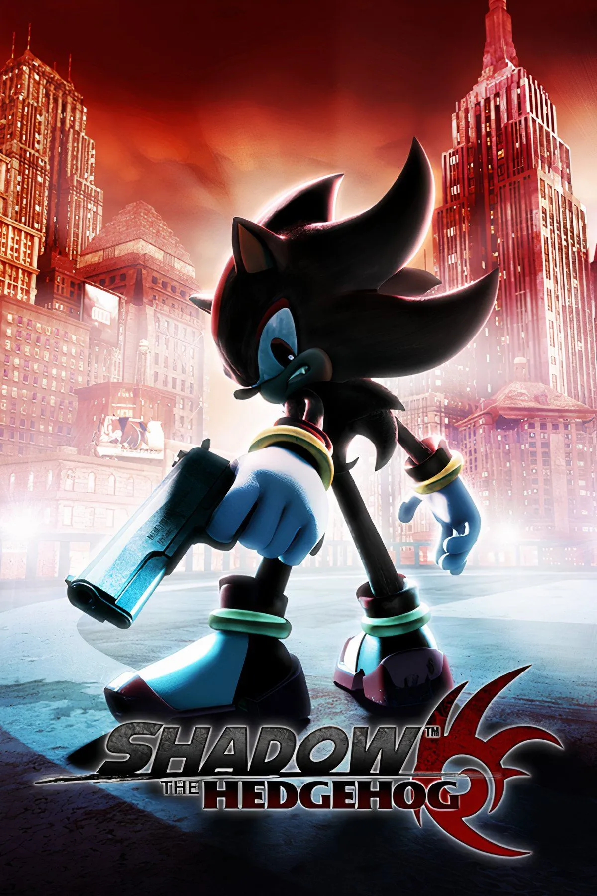 Bìa album nhạc nền và các nhân vật trong game Shadow the Hedgehog