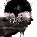 Bìa game The Walking Dead Telltale Definitive Series với Clementine và các nhân vật chính