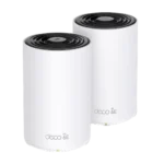 Bộ hai thiết bị TP-Link Deco XE75 AXE5400, hệ thống Wi-Fi Mesh 6E cho vùng phủ sóng rộng.
