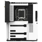 Bo mạch chủ NZXT N7 Z790 với thiết kế trắng tinh tế và các tấm bọc tản nhiệt