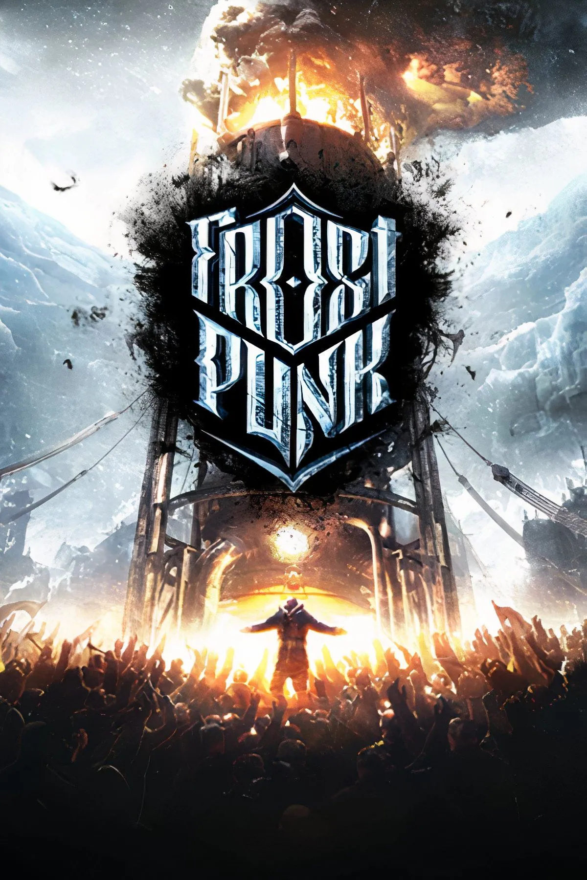 Bối cảnh thành phố đông lạnh trong game chiến thuật sinh tồn Frostpunk
