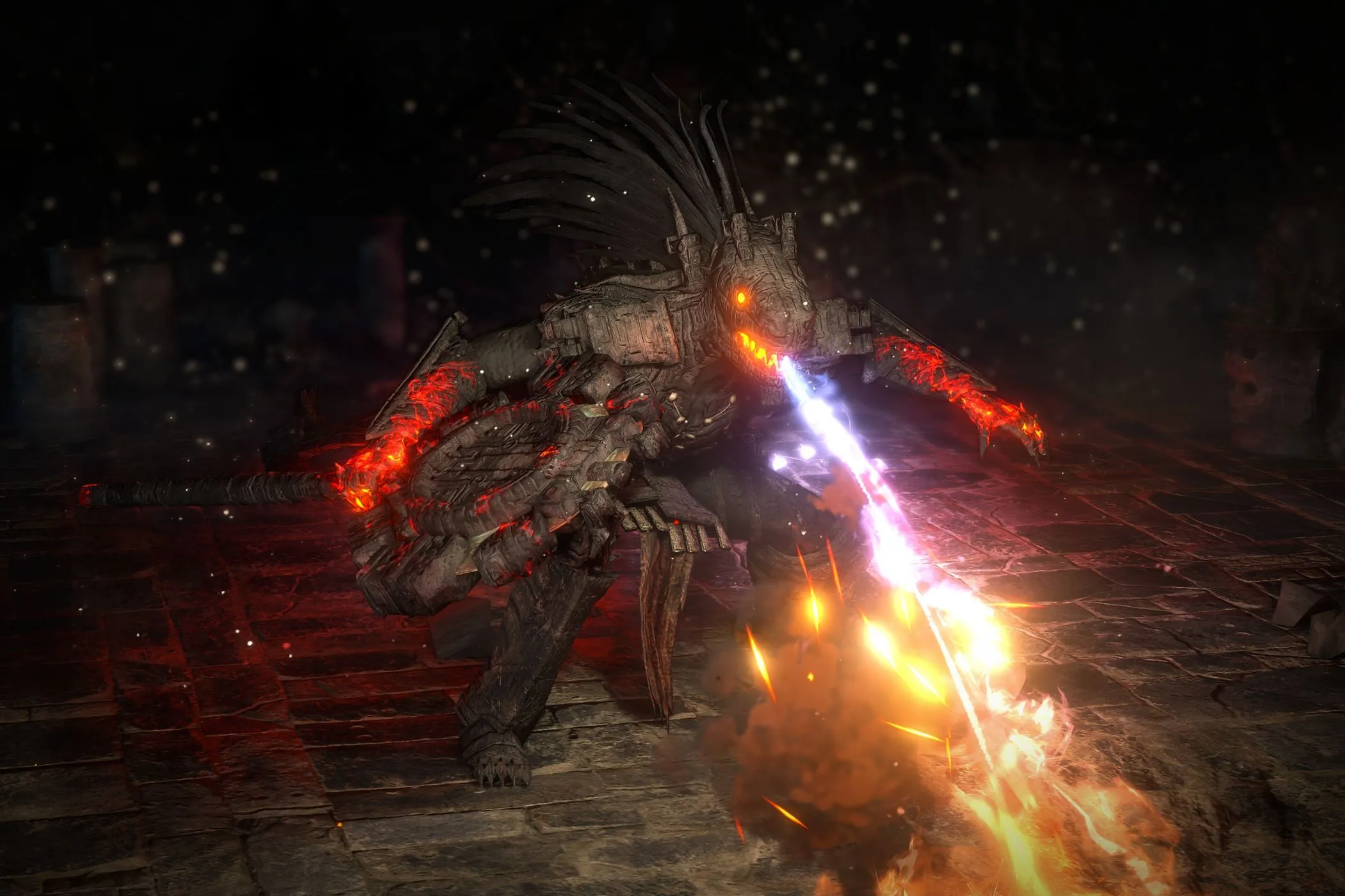 Boss Blackjaw phun lửa dữ dội trong đấu trường Path of Exile 2, nhấn mạnh nhu cầu thay đổi trong series Diablo và tiềm năng của PoE 2