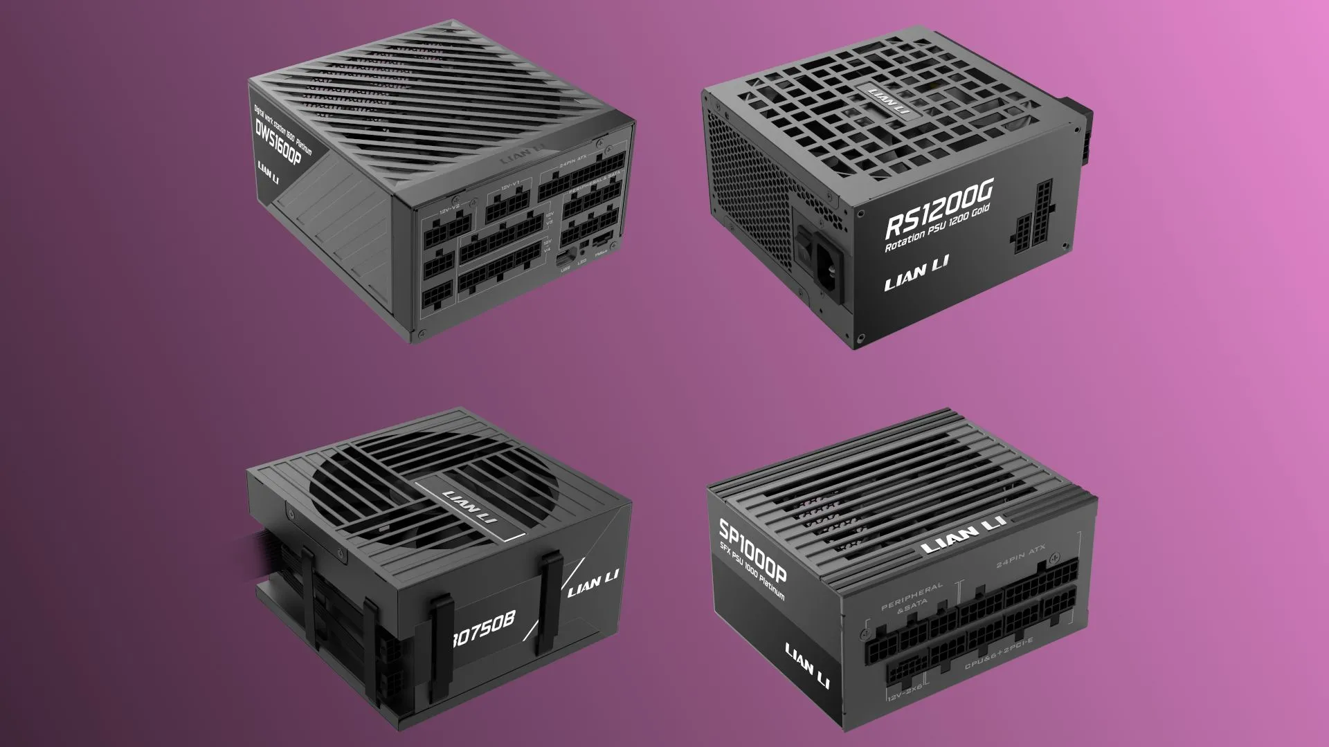 Các dòng nguồn máy tính (PSU) Lian Li mới được giới thiệu tại sự kiện Computex 2025