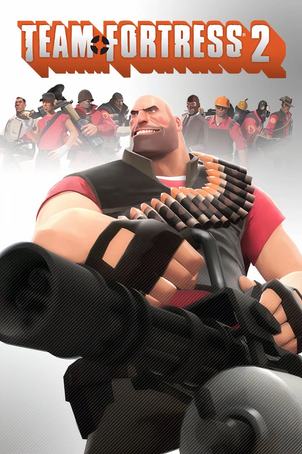 Các nhân vật hoạt hình vui nhộn của Team Fortress 2 trên một chiến trường