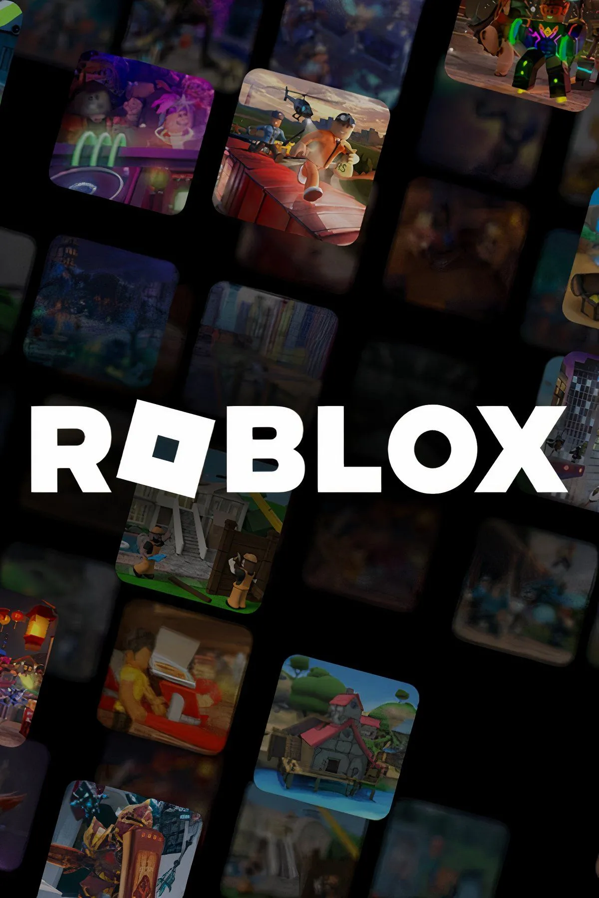 Các nhân vật Roblox tương tác trong một thế giới game sáng tạo do người dùng tạo