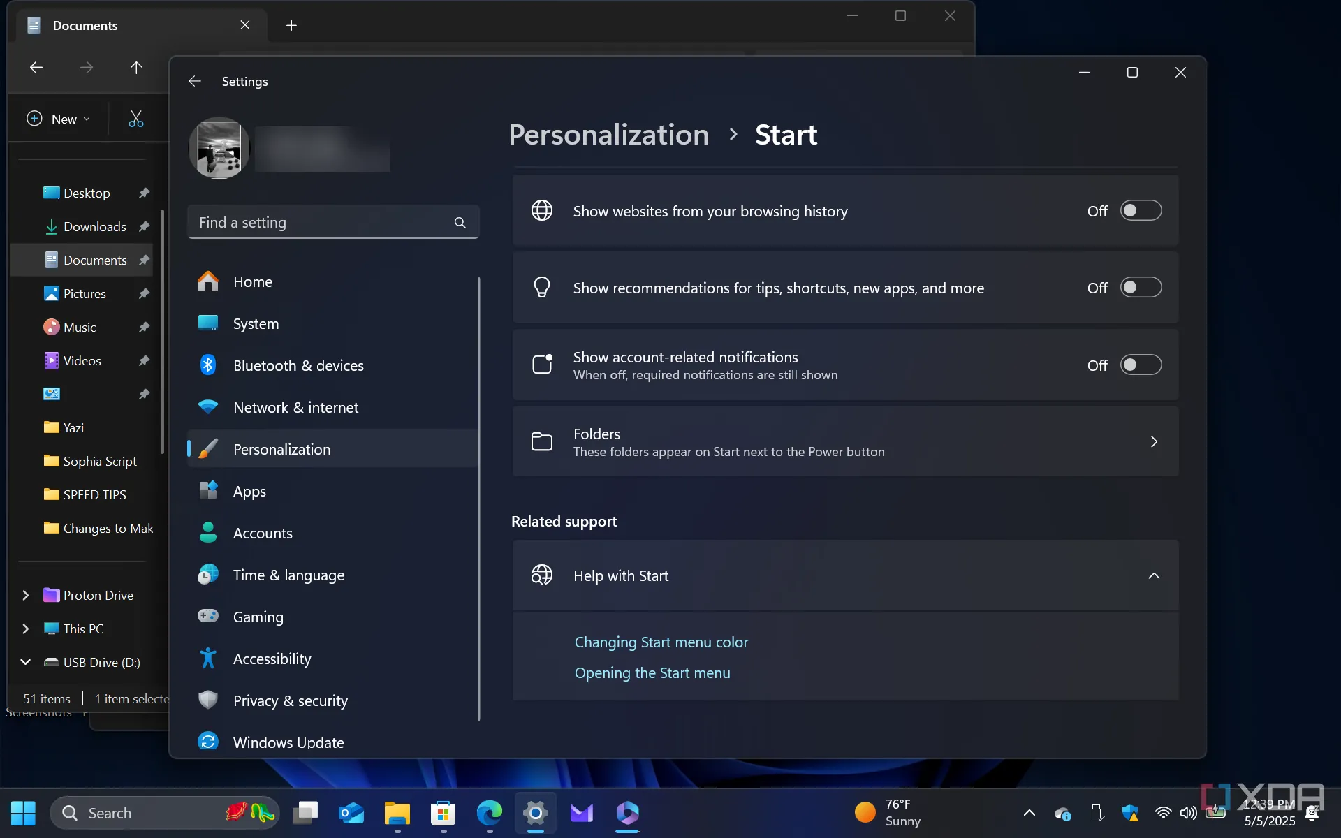 Cài đặt tắt quảng cáo và gợi ý trên Windows 11 trong mục Thông báo