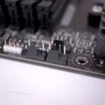 Cận cảnh đầu cắm CPU_FAN trên bo mạch chủ Asus ROG Strix X570-E Gaming