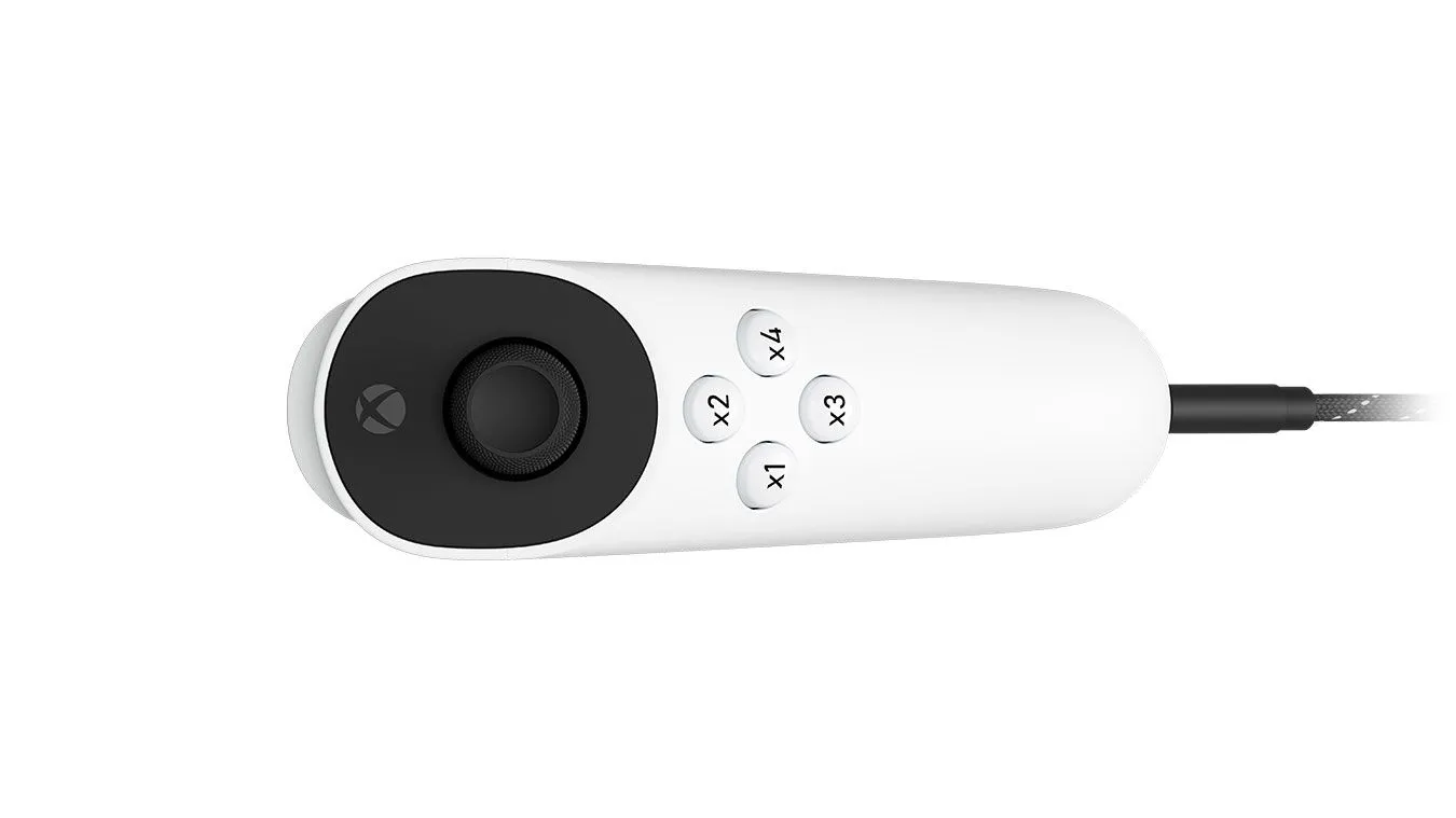 Cần điều khiển Xbox Adaptive Joystick với các nút tùy chỉnh