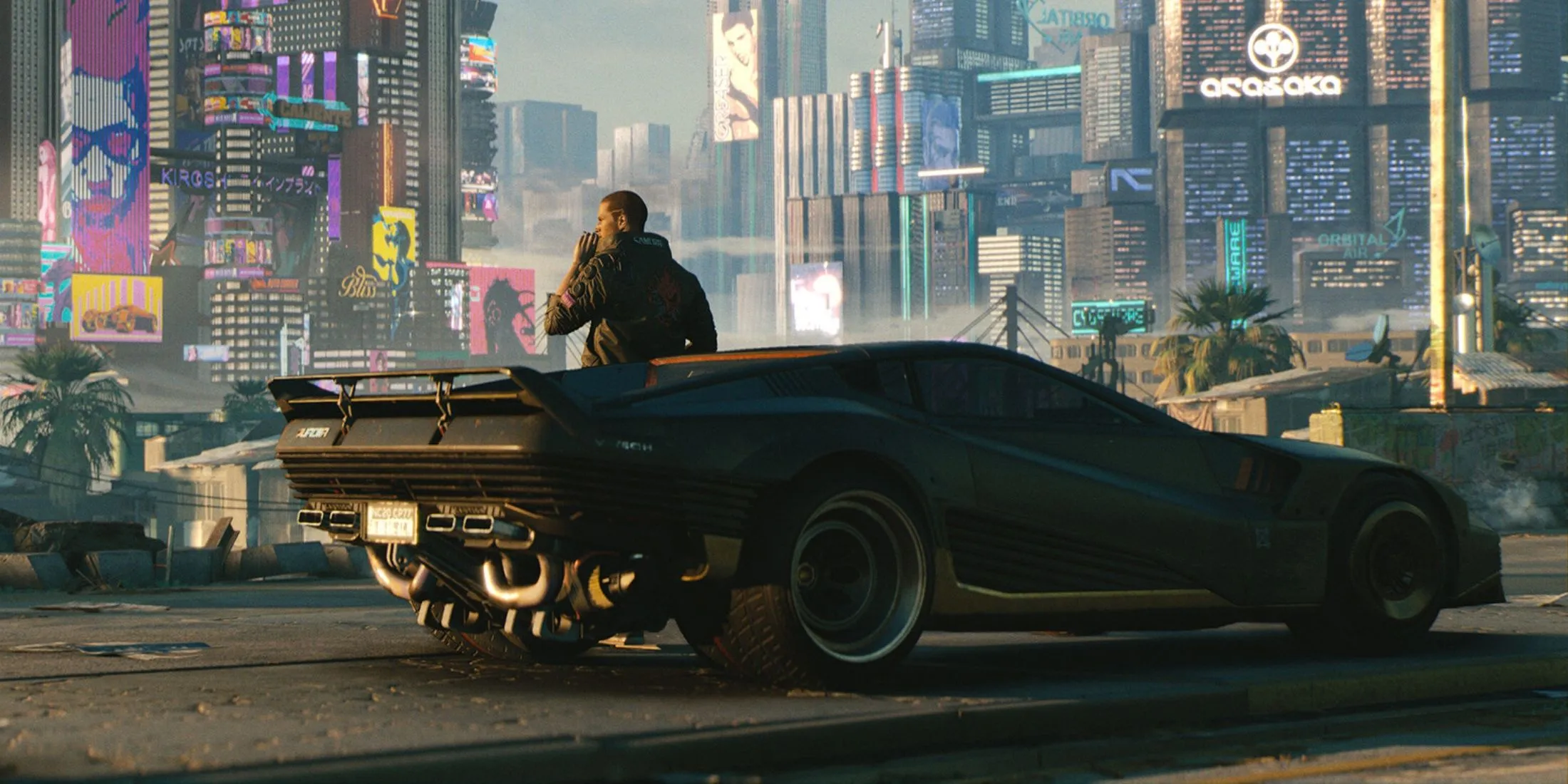 Cảnh chiến đấu kịch tính của V trong Cyberpunk 2077