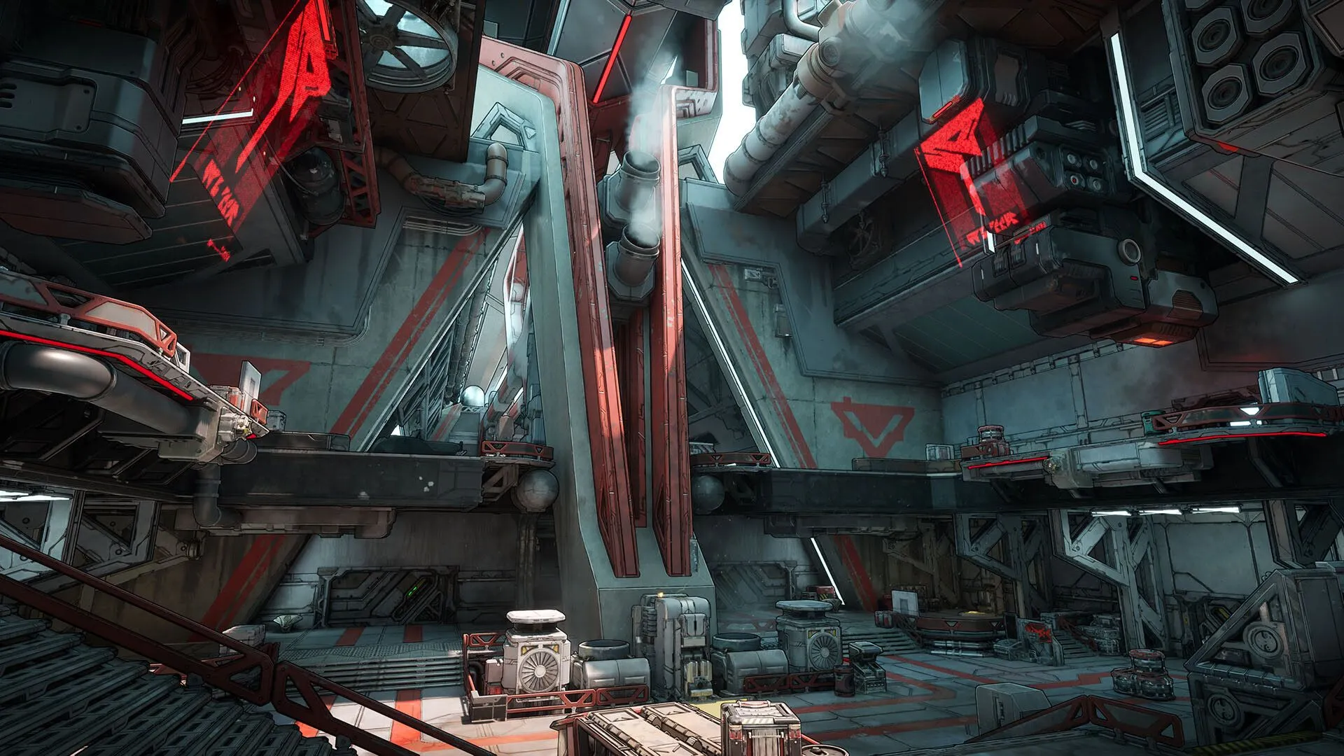 Cảnh hành động cháy nổ trong Borderlands 4 với hiệu ứng hình ảnh mạnh mẽ