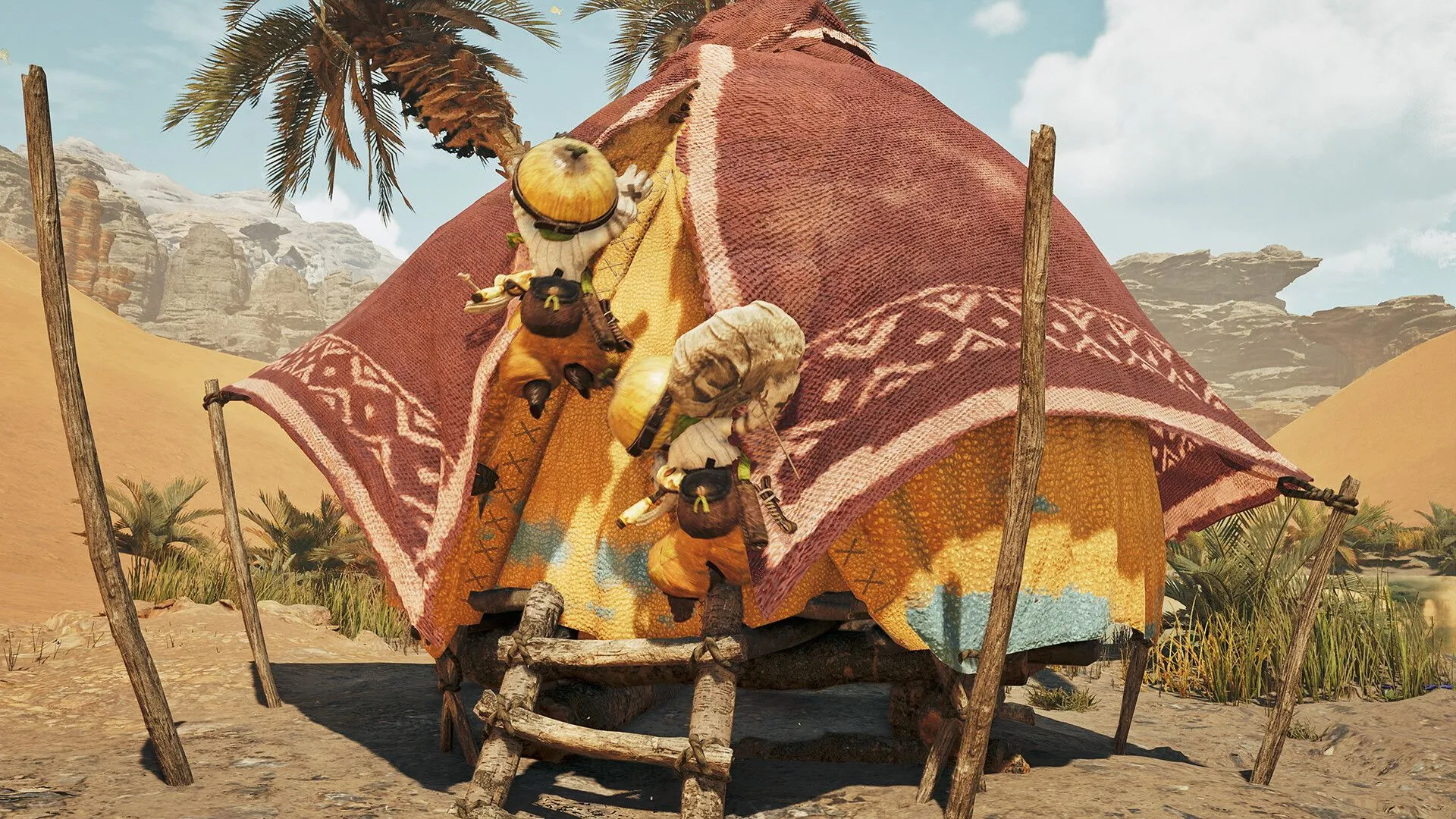 Cảnh quan môi trường sống động với hệ sinh thái phong phú trong Monster Hunter Wilds