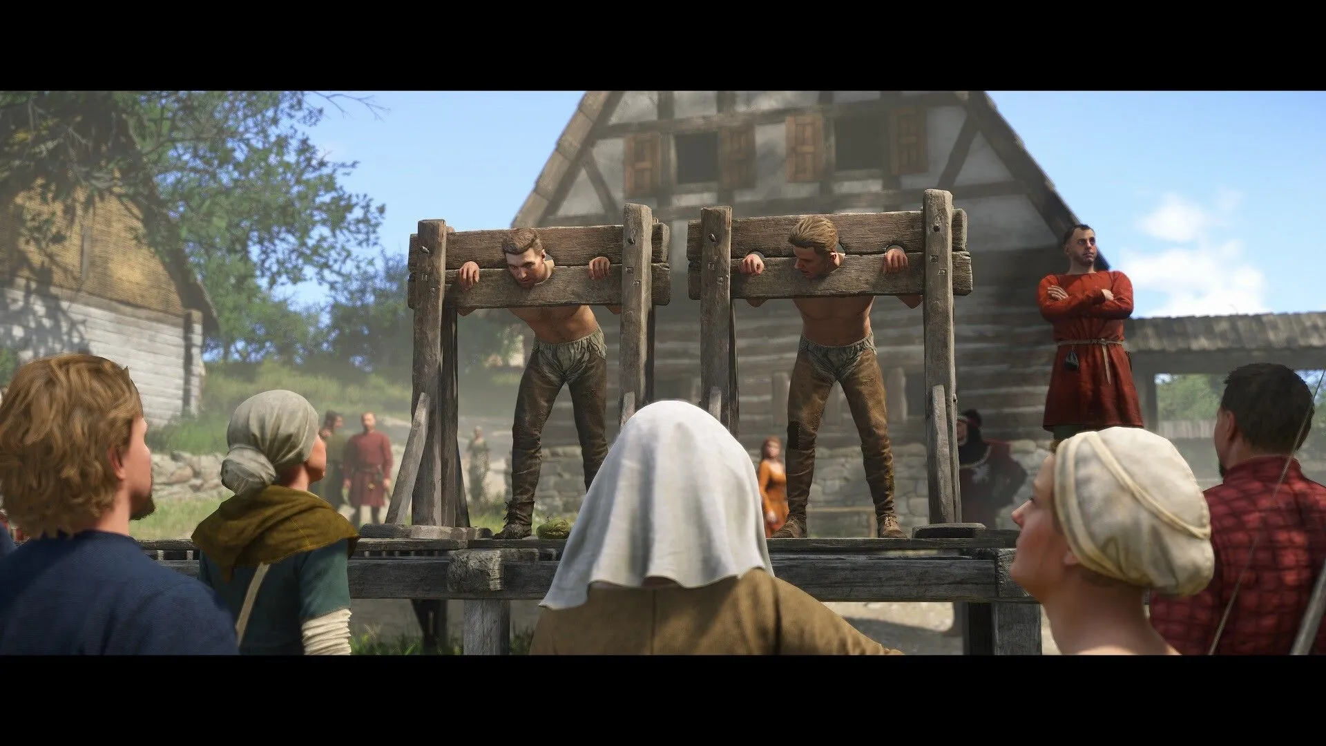 Cảnh quan thiên nhiên hùng vĩ với rừng và núi trong Kingdom Come Deliverance II