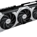 Card đồ họa MSI Gaming RTX 5070 Ventus 3X với ba quạt tản nhiệt.