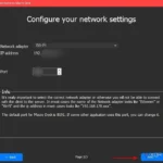 Cấu hình mạng trên Macro Deck PC client