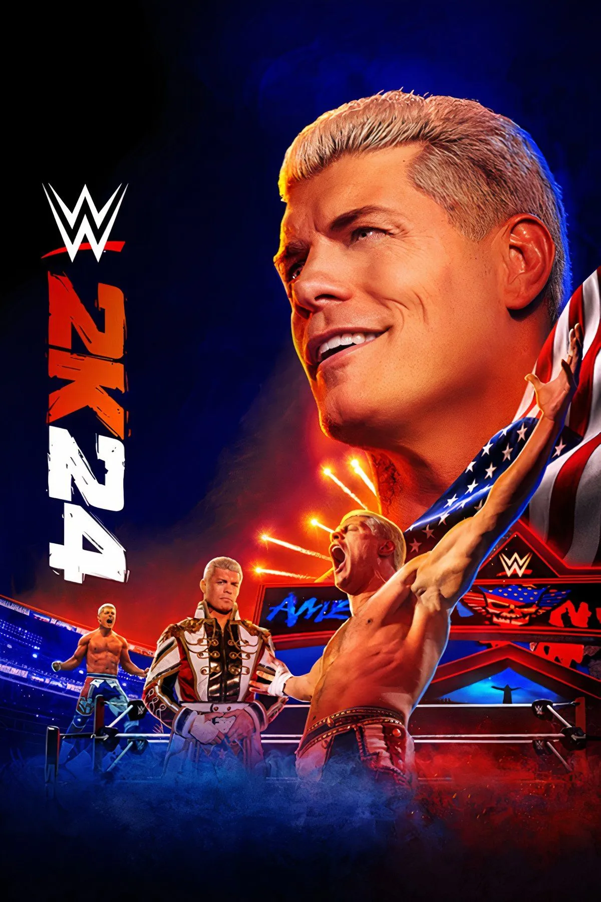 Cody Rhodes trong WWE 2K24, phiên bản được đánh giá là hoàn thiện nhất của dòng game