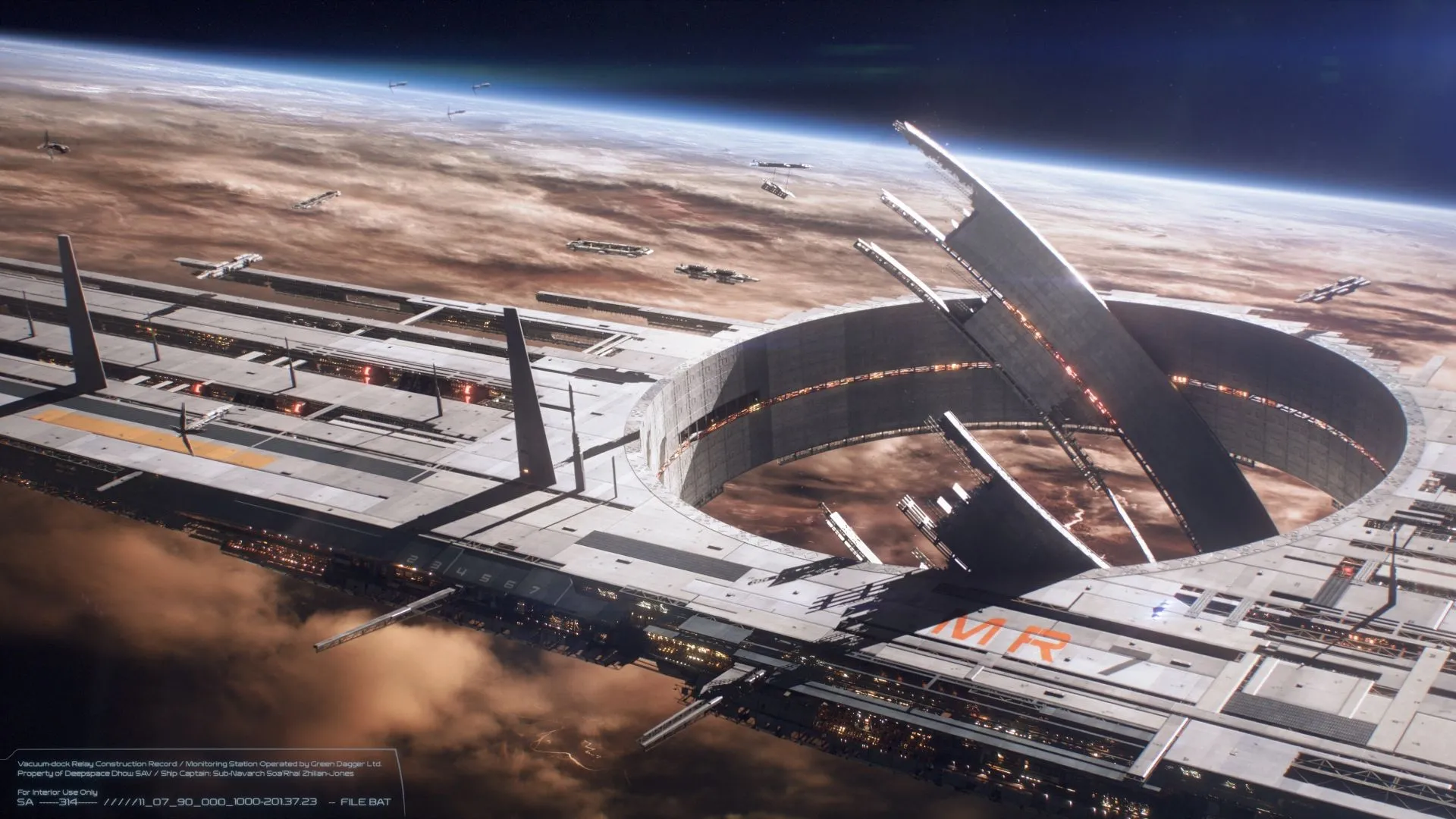 Concept art cho game Mass Effect tiếp theo, có thể là một Mass Relay bị phá hủy