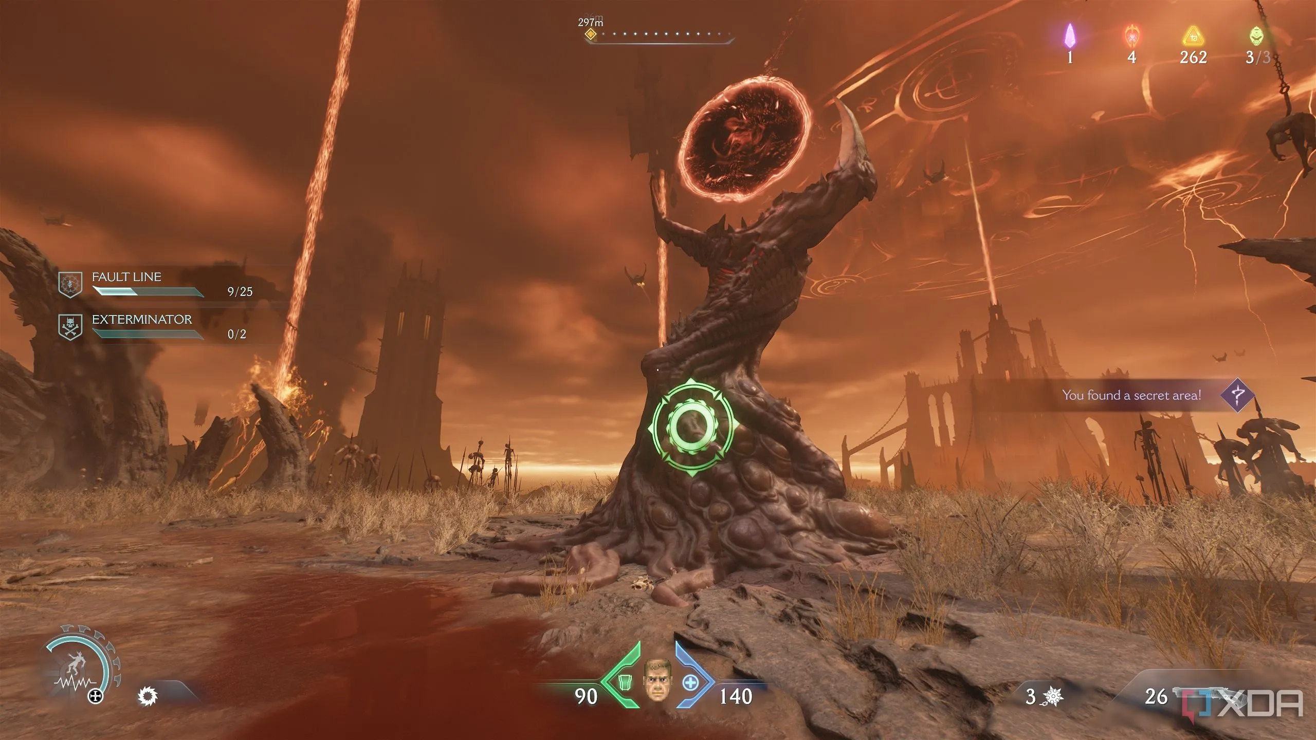 Cổng gore đầu tiên trong Chương 10 của Doom The Dark Ages.