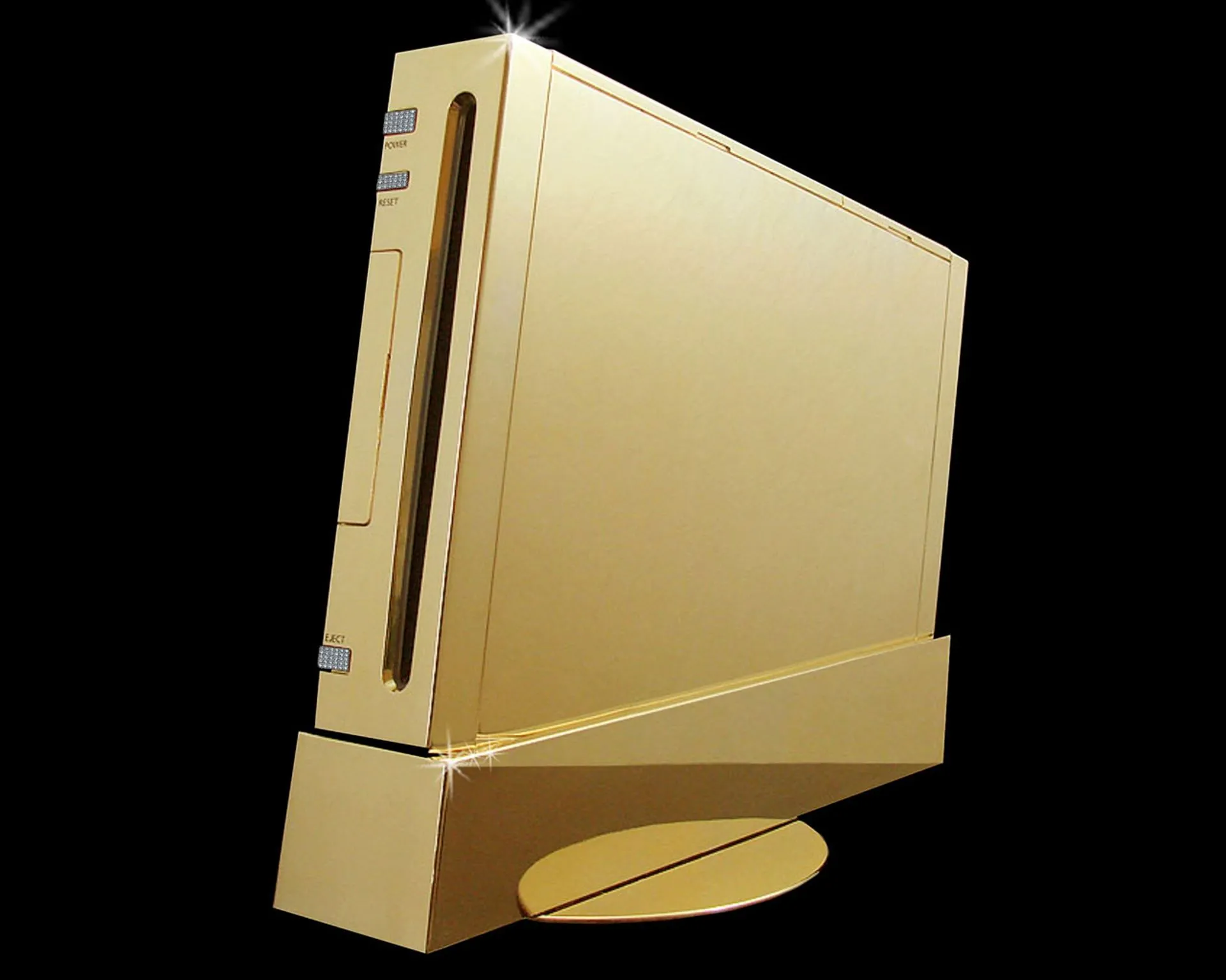Console Nintendo Wii Supreme chế tác từ vàng nguyên khối và kim cương, phiên bản đắt nhất thế giới