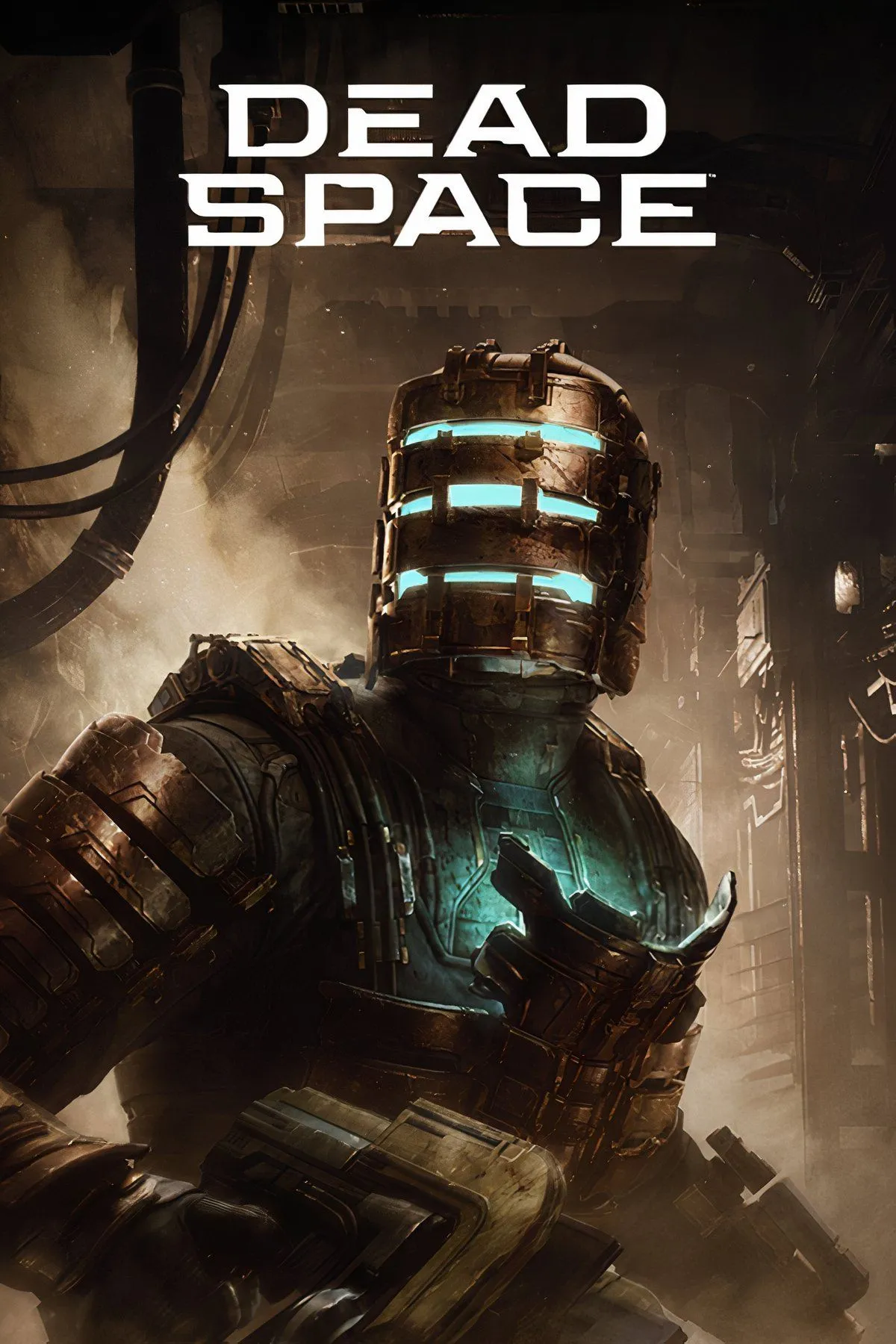 Dead Space (2008) - Isaac Clarke trong bộ giáp không gian, đối mặt với Necromorph trên con tàu Ishimura, thể hiện sự căng thẳng và bạo lực.