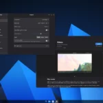 Desktop AnduinOS hiển thị ứng dụng Cài đặt GNOME và Trung tâm phần mềm, nhấn mạnh giao diện người dùng thân thiện.