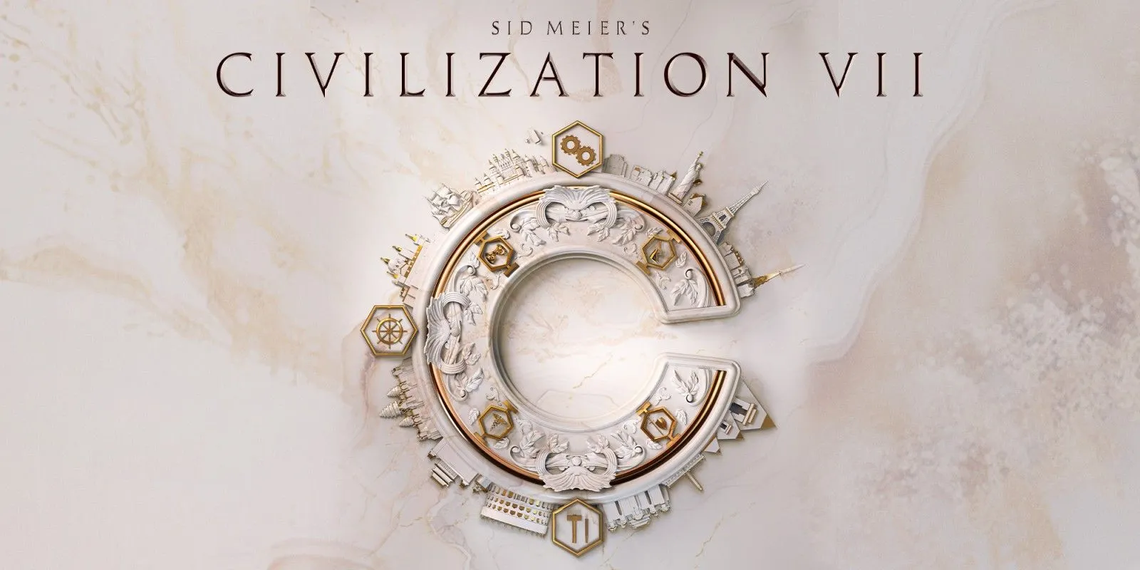 Đồ họa game chiến thuật Sid Meier's Civilization VII với các công trình kiến trúc