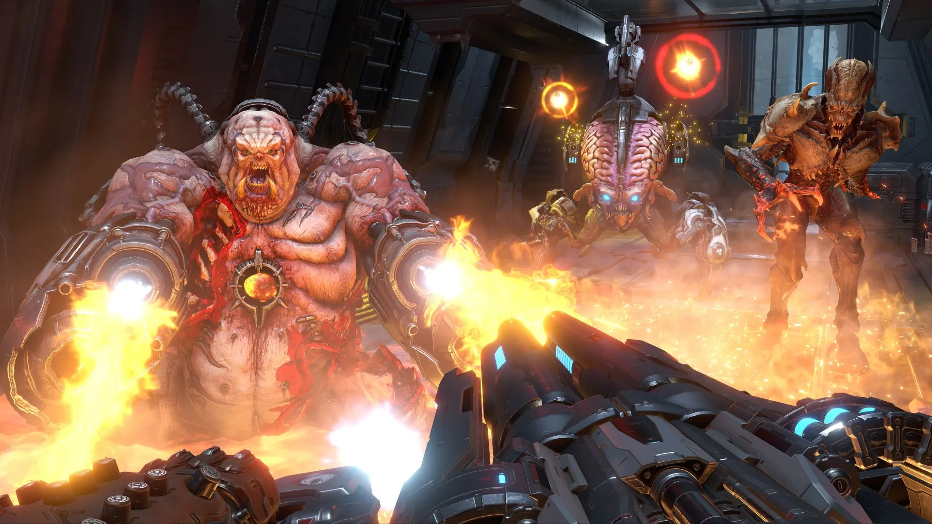 Doom Eternal Battlemode: Ba quỷ lớn chiến đấu với Doom Slayer trong chế độ nhiều người chơi