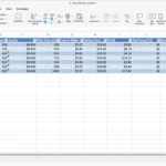 Dữ liệu in 3D được nhập vào bảng tính Excel với các cột được dán nhãn rõ ràng