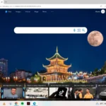 Giao diện Bing trên trình duyệt Microsoft Edge, minh họa sự tích hợp giữa hai sản phẩm của Microsoft và việc Bing tăng thị phần tìm kiếm.