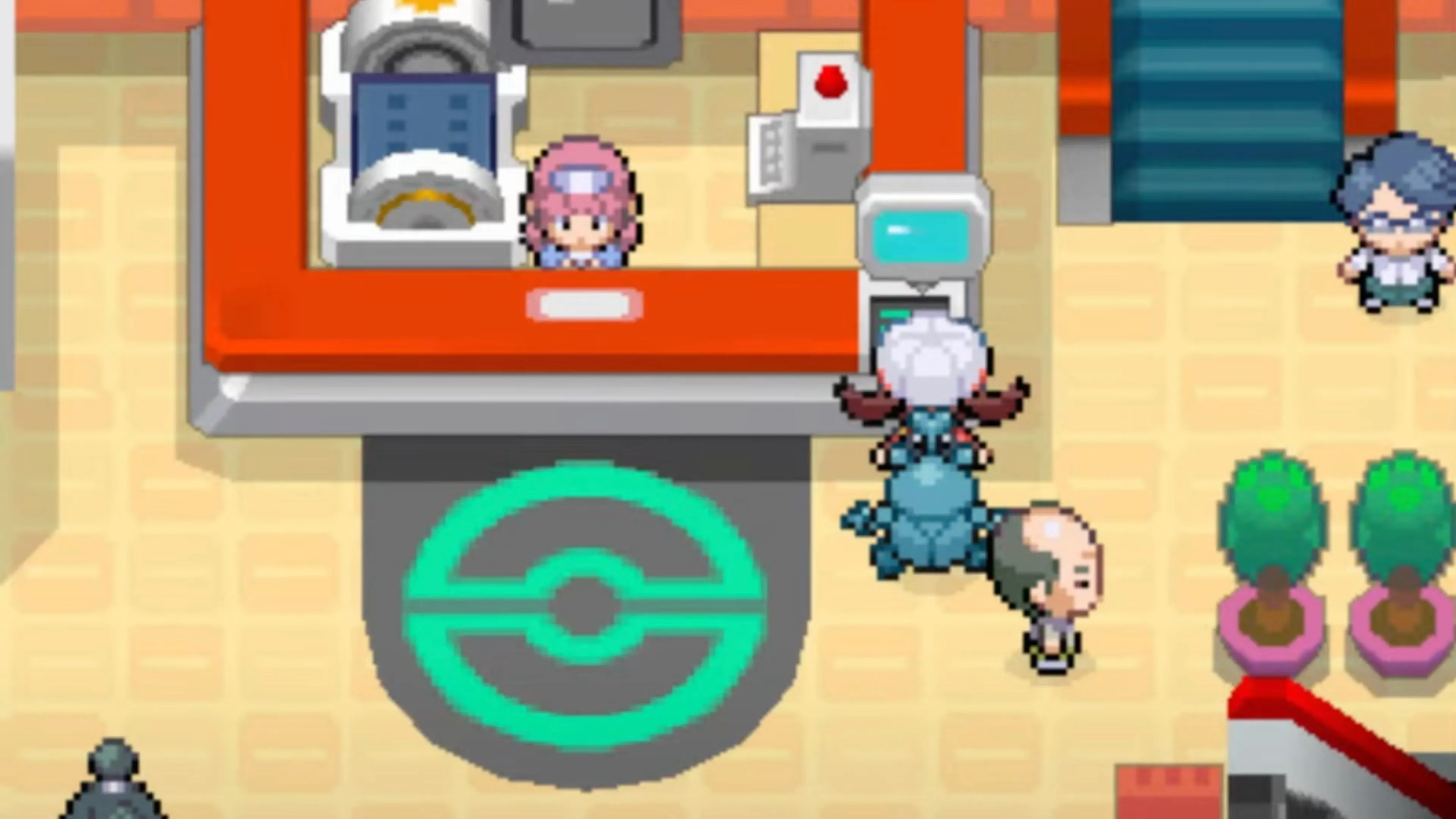 Giao diện chiến đấu trong game Pokémon SoulSilver và HeartGold