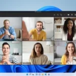 Giao diện cuộc họp Microsoft Teams trên Windows 11, minh họa tính năng hẹn giờ sắp có