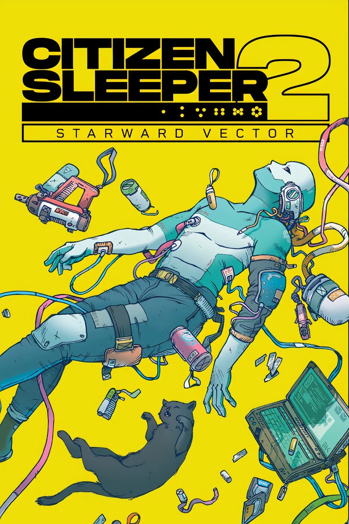 Giao diện game Citizen Sleeper 2 hiển thị các lựa chọn kỹ năng và chỉ số nhân vật trong không gian sci-fi
