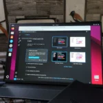 Giao diện lập trình VS Code trên bản phân phối Ubuntu, một dẫn xuất của Debian, minh họa cho hệ sinh thái Linux hiện đại và tương thích 64-bit