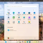Giao diện Menu Start Windows 11 với hệ thống danh mục ứng dụng mới