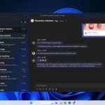 Giao diện Microsoft Teams phiên bản mới trên Windows 11 với thiết kế được làm mới và các cải tiến trực quan.