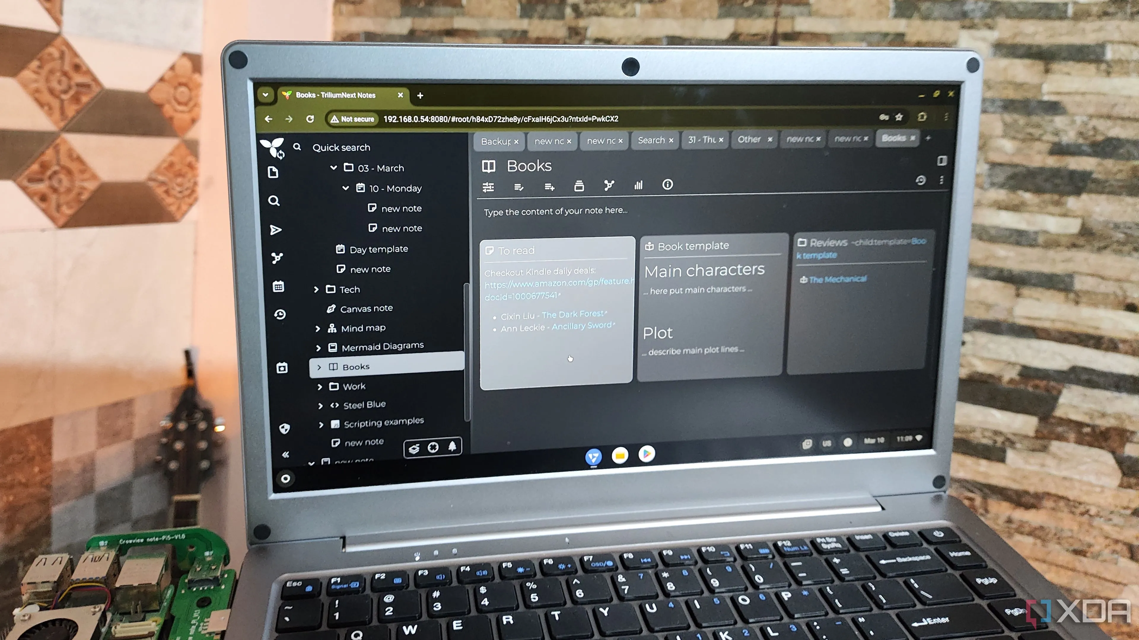 Giao diện người dùng TriliumNext Notes