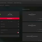 Giao diện phần mềm AMD Adrenalin với các tùy chọn tinh chỉnh hiệu năng GPU cho card đồ họa Radeon RX 9070 XT.