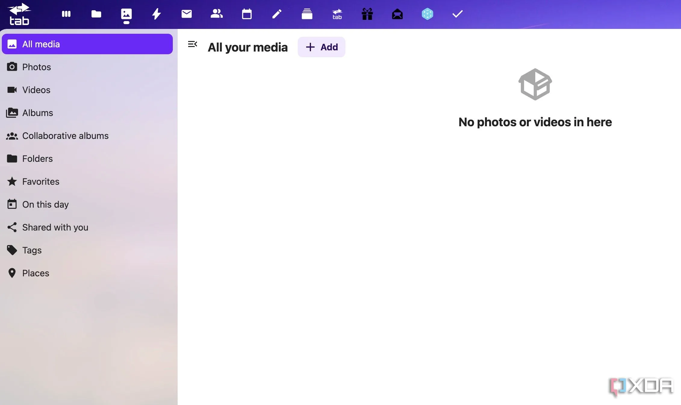 Giao diện quản lý ảnh trong Nextcloud, sắp xếp và phân loại theo album, thẻ.