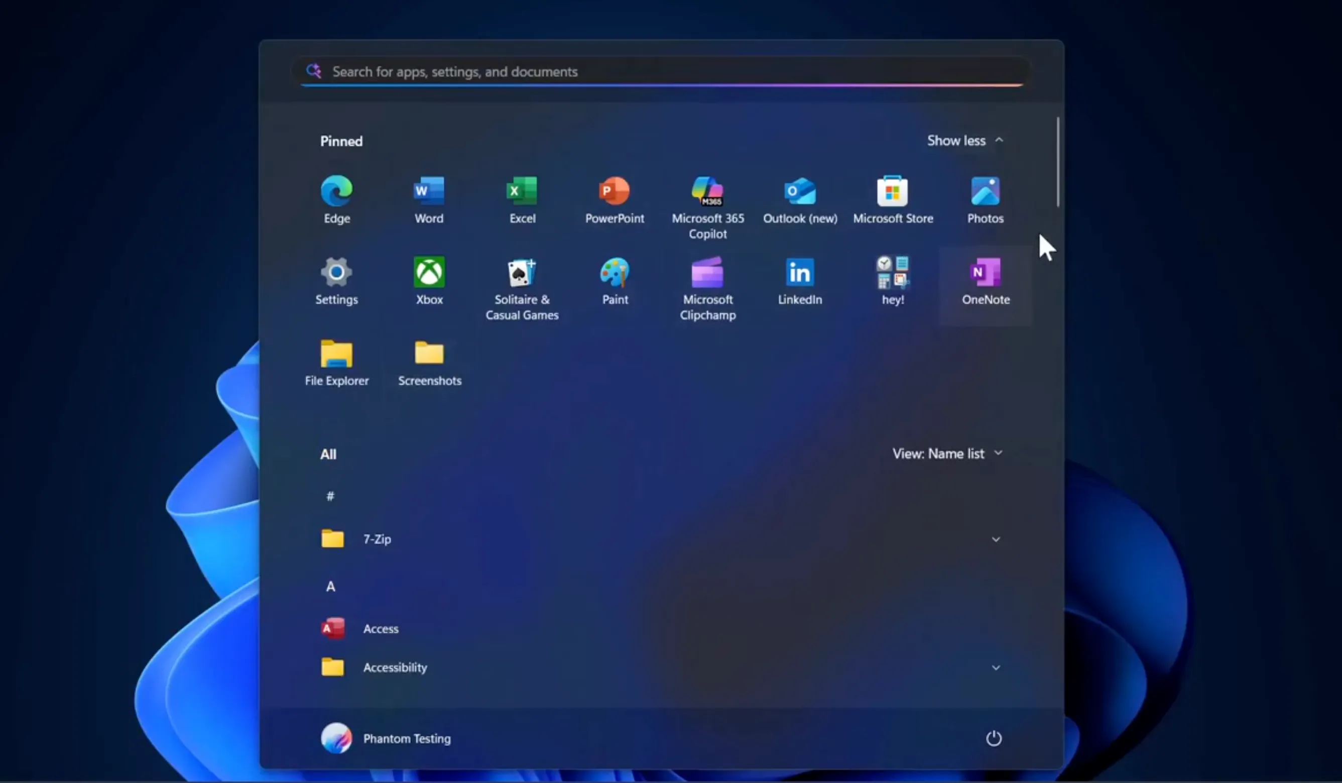 Giao diện Start Menu Windows 11 mới rộng hơn, tùy biến tốt hơn