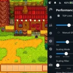 Giao diện SteamOS 3 trên Steam Deck hiển thị tùy chỉnh TDP và GPU Clock cho từng game