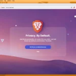 Giao diện trình duyệt Brave trên macOS, minh họa khả năng bảo vệ dữ liệu khỏi Microsoft Recall.