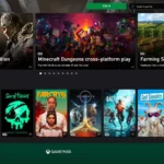 Giao diện trình duyệt của Xbox Game Pass Ultimate cho phép đăng nhập và truy cập thư viện game