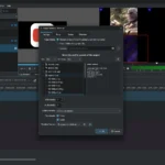 Giao diện tùy chọn định dạng nhập liệu trong phần mềm chỉnh sửa video Kdenlive.