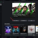 Giao diện ứng dụng Xbox trên Windows hiển thị tùy chọn tất cả game PC có trong Xbox Game Pass.